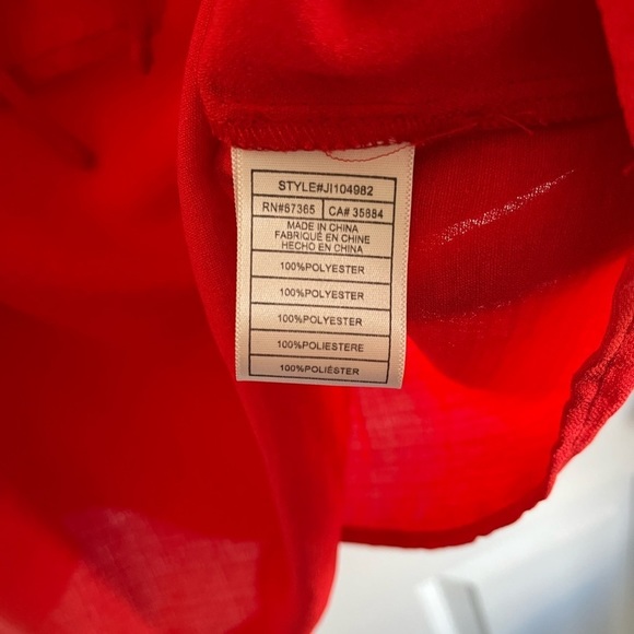 JACK by BB Dakota off the shoulder red top - Picture 3 of 4